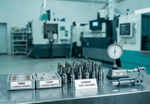Tool presetting bench with carbide holders